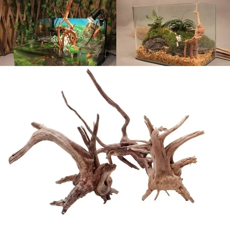Aquarium Fish Enrichment - Naturalne drzewo pnia Driftwood akwarium korzenie