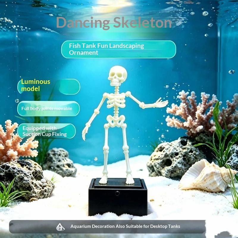 Aquarium Fish Youtube - Drukowany w technologii 3D tańczący szkielet
