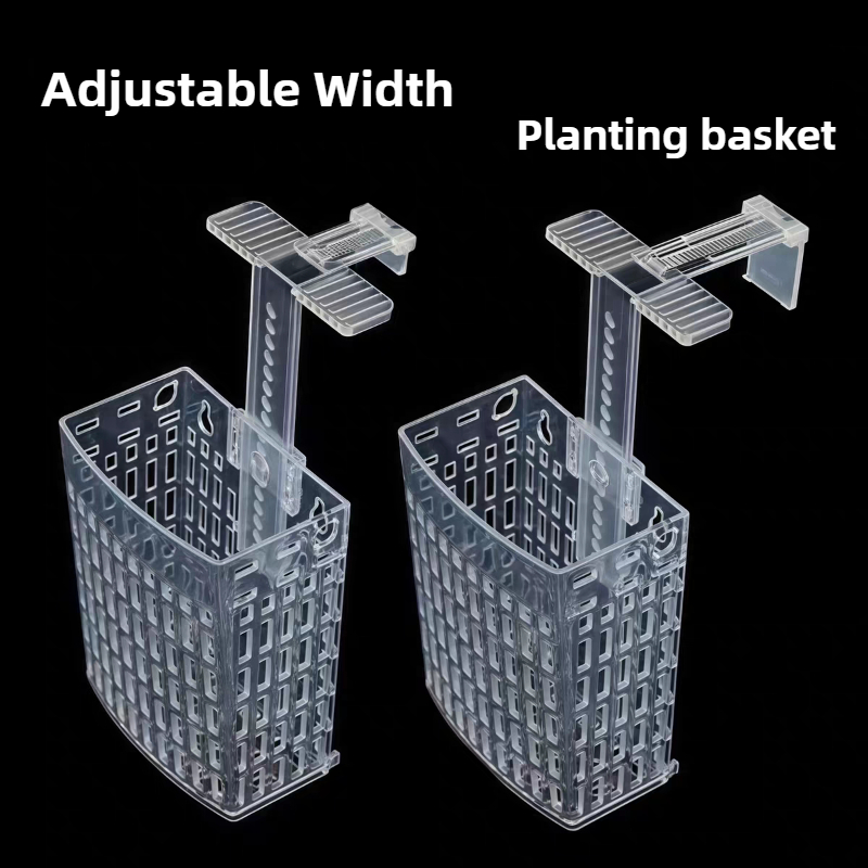 Aquarium Fish Enrichment - Regulowany kosz do uprawy roślin akwariowych,