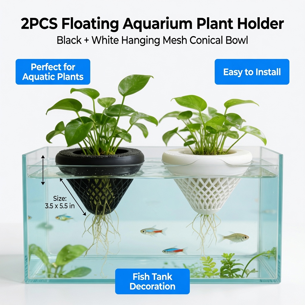 2 szt. Pływające koszyczki na  – Aquarium Fish Enrichment recenzja i cena
