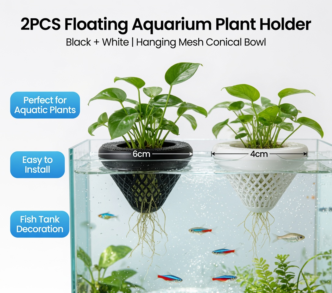 2 szt. Pływające koszyczki na  – Aquarium Fish Enrichment recenzja i cena