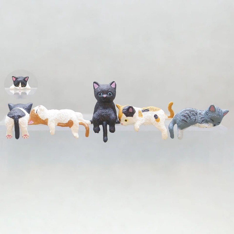 1Pc Cute Cartoon Cat PVC Home  – Aquarium Fish Real recenzja i cena