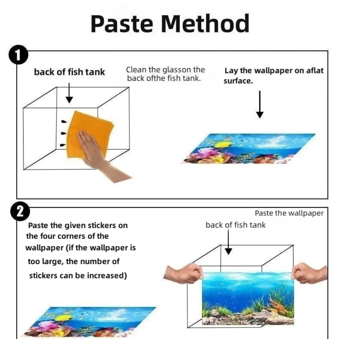 Tło Akwarium 3D Naklejka Plaka – Aquarium Fish Enrichment recenzja i cena