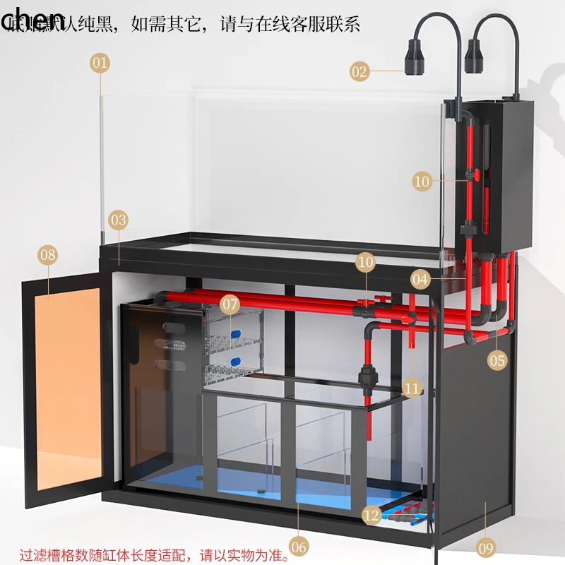 Plecakowy akwarium YFY, akwari – Aquarium Fish Goldfish recenzja i cena
