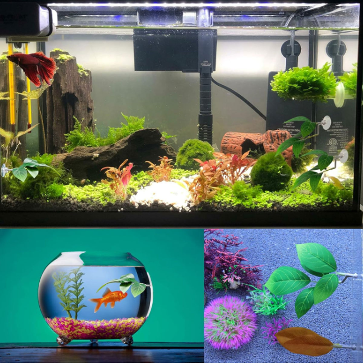 Hamak dla rybki Betta, miękki  – Aquarium Fish Enrichment recenzja i cena