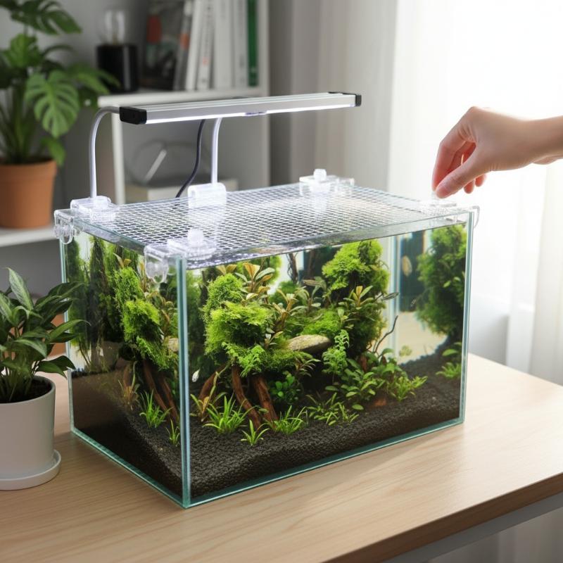 [1 szt.] Siatka do akwarium za – Aquarium Fish Jump Guard recenzja i cena
