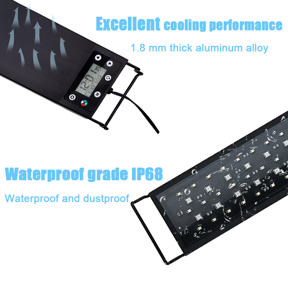 Lampa LED do akwarium 30-60cm, – Aquarium Fish Enrichment recenzja i cena