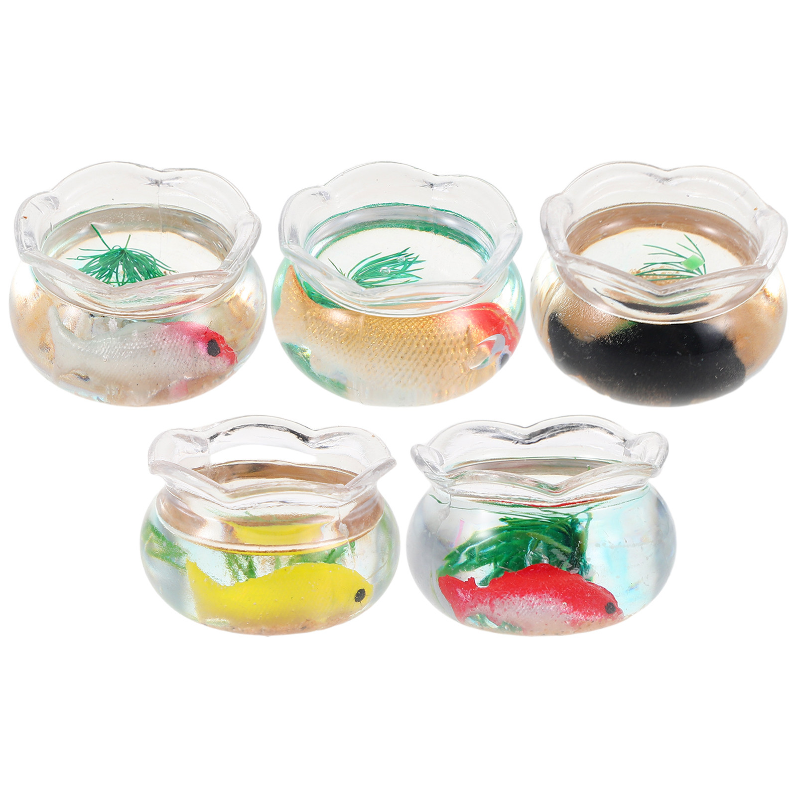 5 szt. Mini akwarium dla rybek – Aquarium Fish Goldfish recenzja i cena