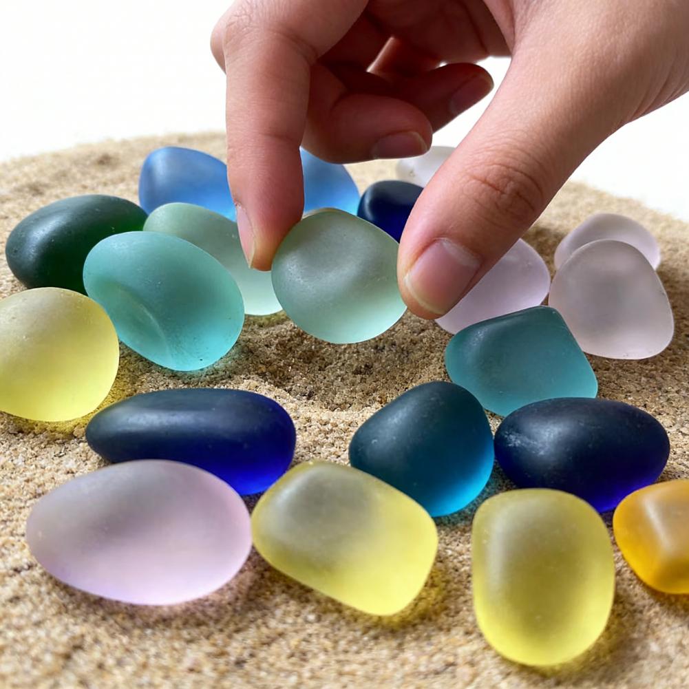 Okrągłe kamienie do akwarium,  – Aquarium Fish Glass recenzja i cena